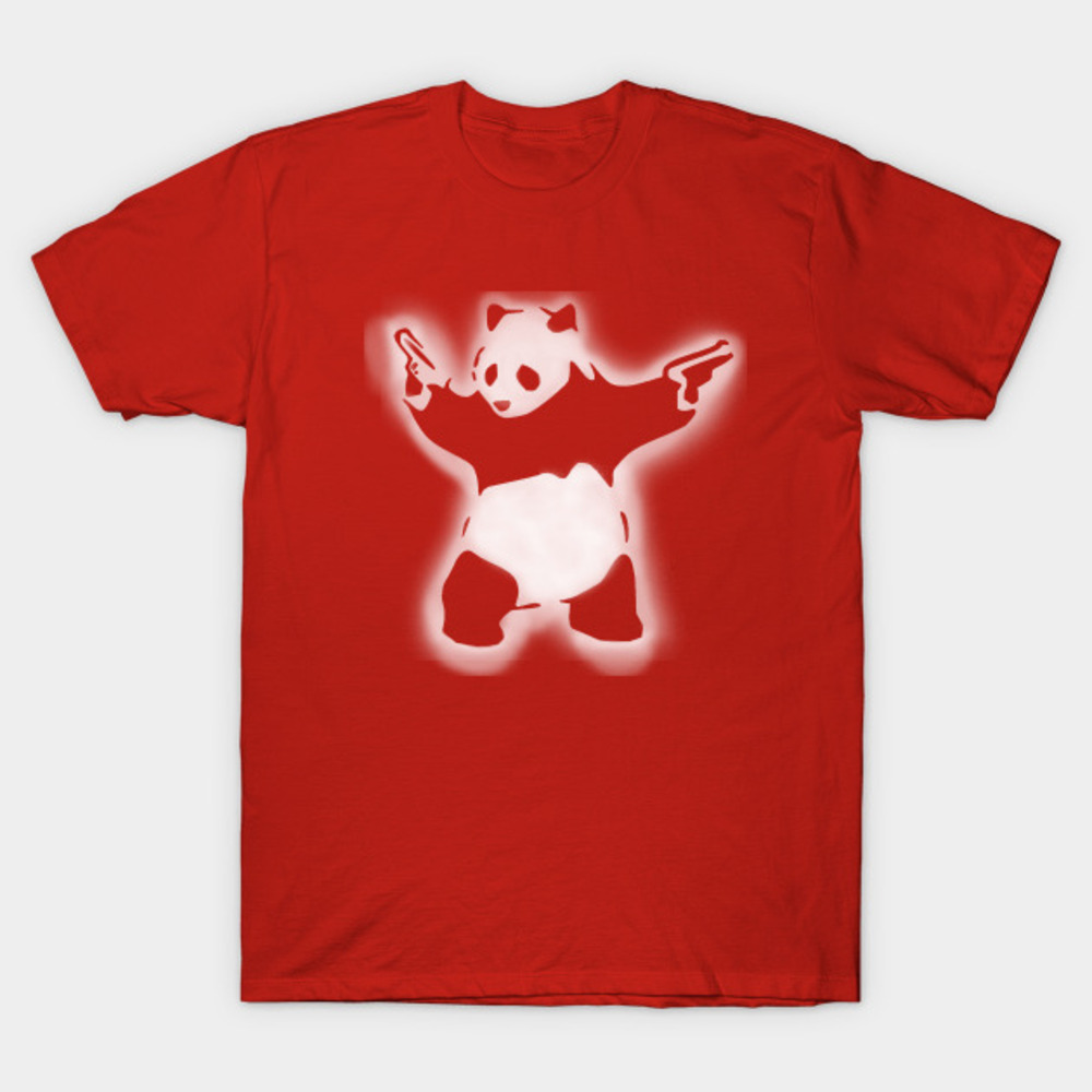 Shootem Up Panda Tshirt Unisex